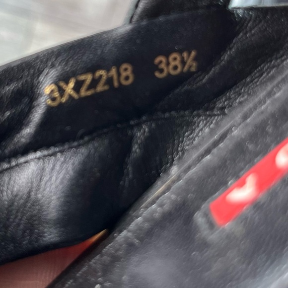 Prada Black 90s Criss Cross Platform Sandals - Picture 5 of 6